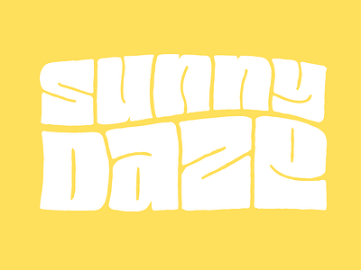 Sunny Daze bay area doodle lettering summer sunny type