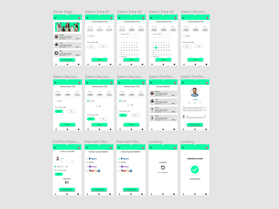 High Fidelity UX Design of Petsitter App app appdesign design ui userexperience ux uxdesign