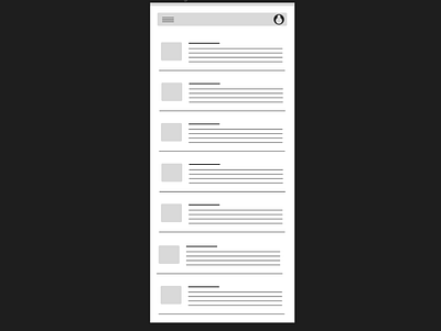 Gmail Low-Fidelity UX design for Android app appdesign design illustration ui userexperience ux