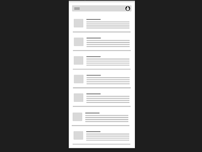 Gmail Low-Fidelity UX design for Android