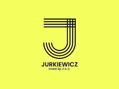 Jurkiewicz Invest Sp. Z o. o. Logo // Competition Work competition entry concept design geometrical shape graphic design j icon j logo logo logo branding logo design tech company