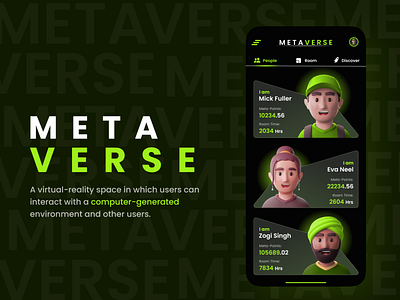 Meta-Verse App UI Design || DVxUi