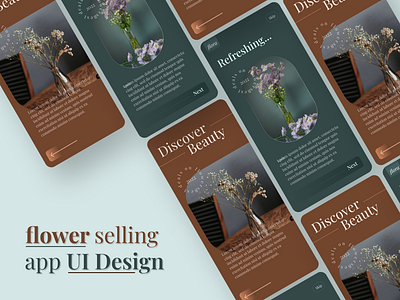 Flower Selling App UI Design || DVxUI