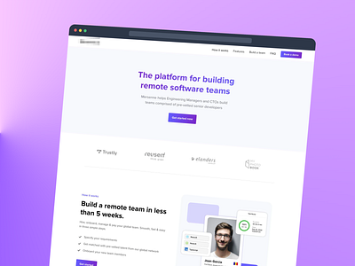 Landing page