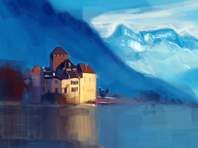 Speedpaint! animation colors concept digital landscape painting