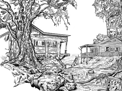 Landscape LineArt - Study