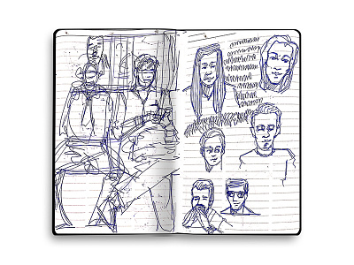 Sketchbook | Study character design concept illustration sketch study