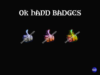 OK Hand Badges