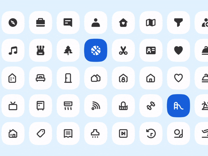 Snapinn Icon Set icon design icon set iconography travel app visual design