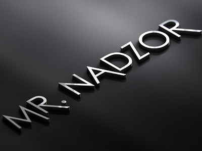 MR. NADZOR IDENTITY branding design graphic design logo