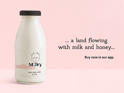 Milky App Milk Bottle