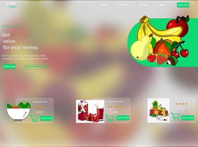 E-commerce fruit selling website