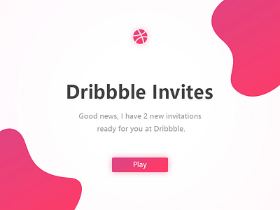 2 Dribbble invite dribbble invitation invite invites players