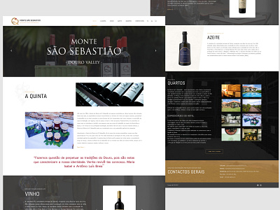 Wine website design