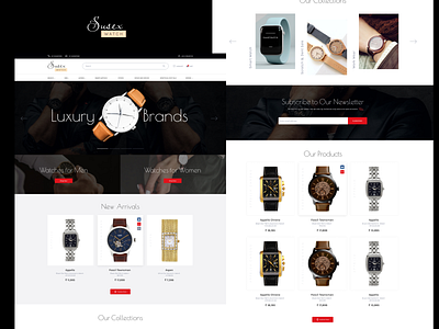 Watch Company Landing Page