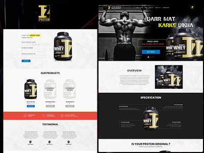 IZ Protein affinity designer bodybuilding branding design illustrator photoshop protein sketch technology ui website