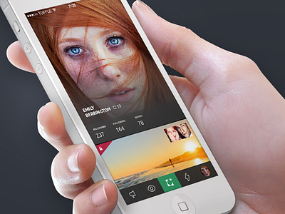 Tuffle App app avatar clean flat ios ios7 navigation profile simple tuffle ui