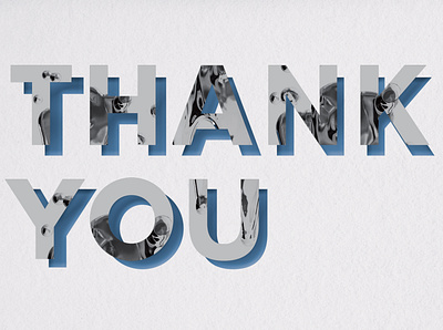Thank You #11 design graphic design print design typography