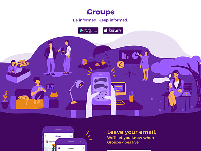 Groupe groupe social messaging app