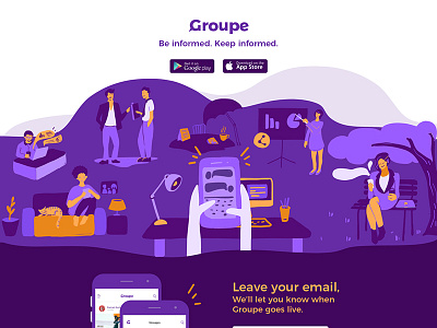 Groupe groupe social messaging app