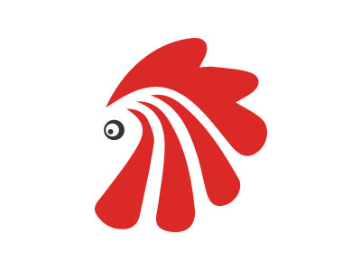 Cock best cock dribbble free icon logo mark new red spicy symbol