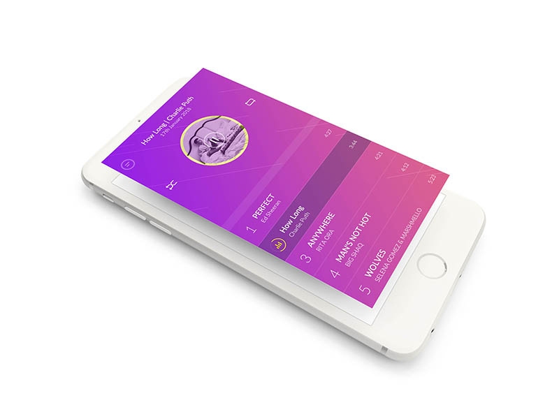 Music Player App Ui By Jahi Islam On Dribbble