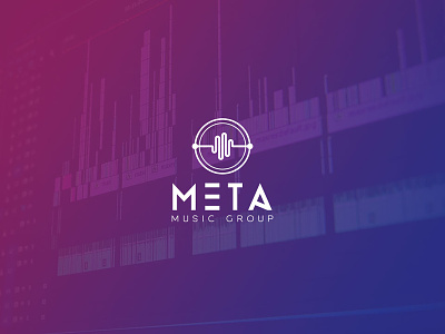 Meta abstract light blue modern music apps music shop pink play