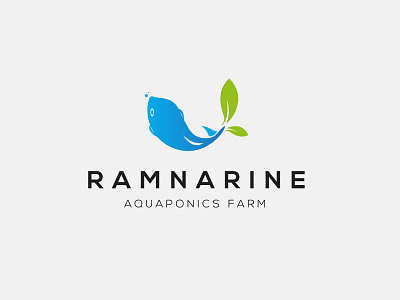 Ramnarine creative creative logo design fish logo loogodesign