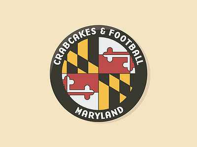 Maryland Tradition baltimore button crabcakes football maryland maryland flag ravens stickermule wedding crashers