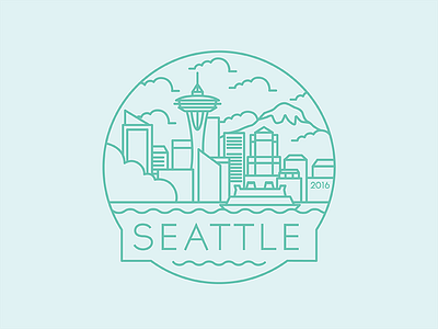 Seattle  - Travel Badge
