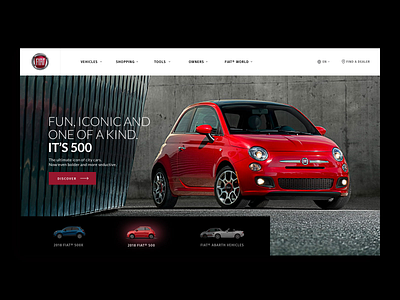 Homepage design car concept design homepage ui ui design uidesign ux design website