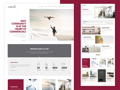 Homepage design