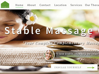 Stable Health Massage bootstrap psd to bootstrap wordpress