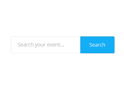 Simple lightweight search form clean form light search