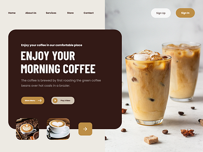 Coffee Shop Landing Page