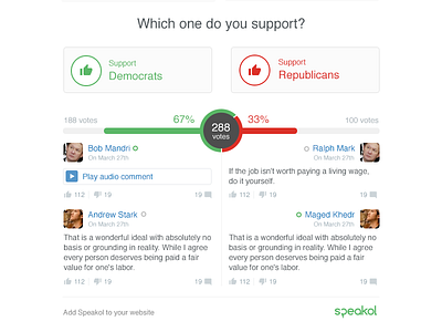 Speakol Debates