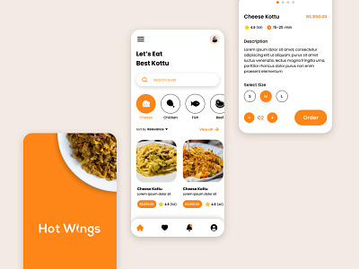 Food Delivery App UI Design