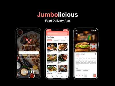 Jumbolicious app app design graphic design ui ux