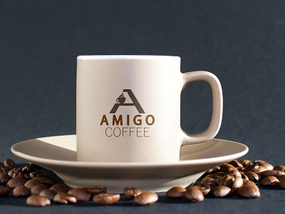 Amigo coffee logo branding graphic design logo typography