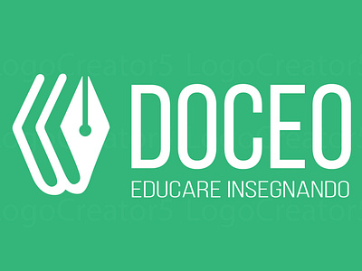 Education Logo Doceo by LogoCreator on Dribbble