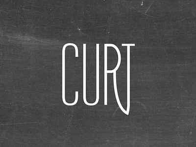 Curt Custom Knives brand branding identity identitydesign logo logodesign logomark trademark