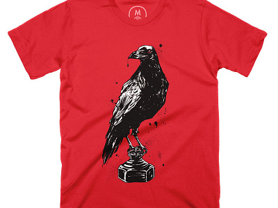 QUILL - A Shirt for Writers and Artists illustration india ink ink drawing pen and ink shirt design