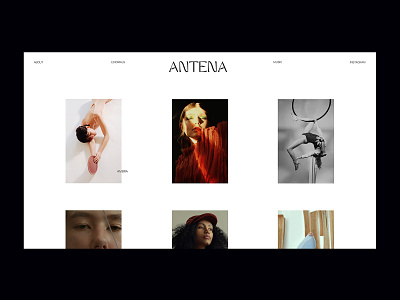 Antena Magazine design digital fashion web