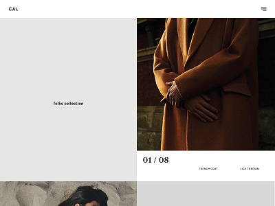 landing page (2) coats dailyui digital fashion grey landing landingpage web