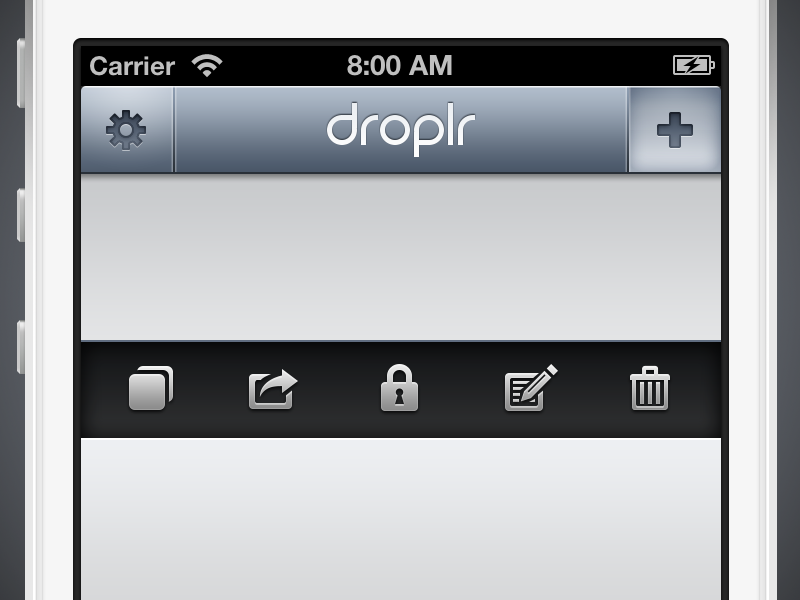 iphone account daily droplr