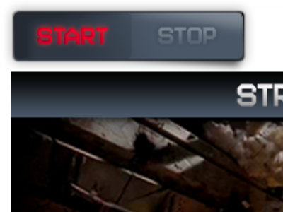 Start/Stop Toggle interface