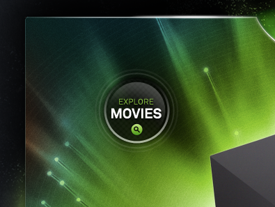 Explore movies ver. 2 buttons color consumer electronics gradients interface movies product texture website