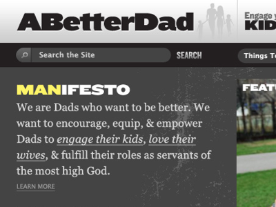 A Better Dad interface type