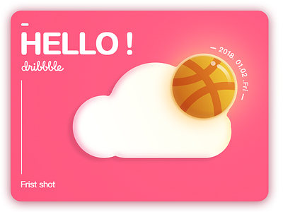 dribbble hello，dribbble