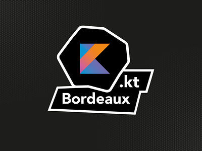 Logotype Bordeaux.Kt brand branding design graphic icon illustration logo print typography vector